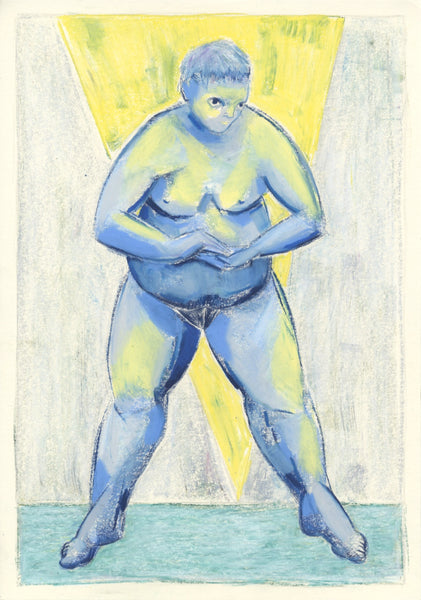 o.T. (blaue Figur I)